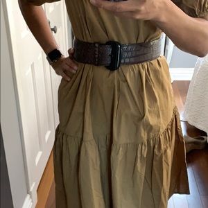 Max Mara dark brown belt